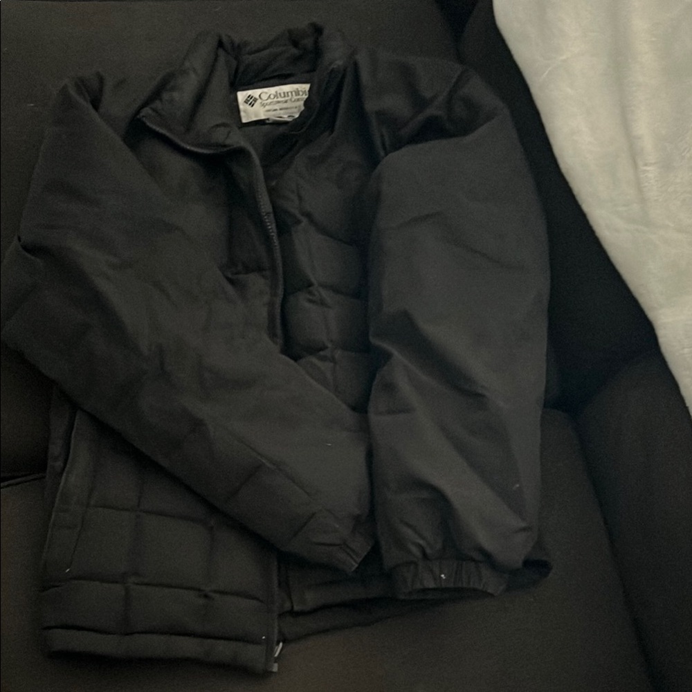Columbia Black Puffer Jacket Insulated Winter Coat